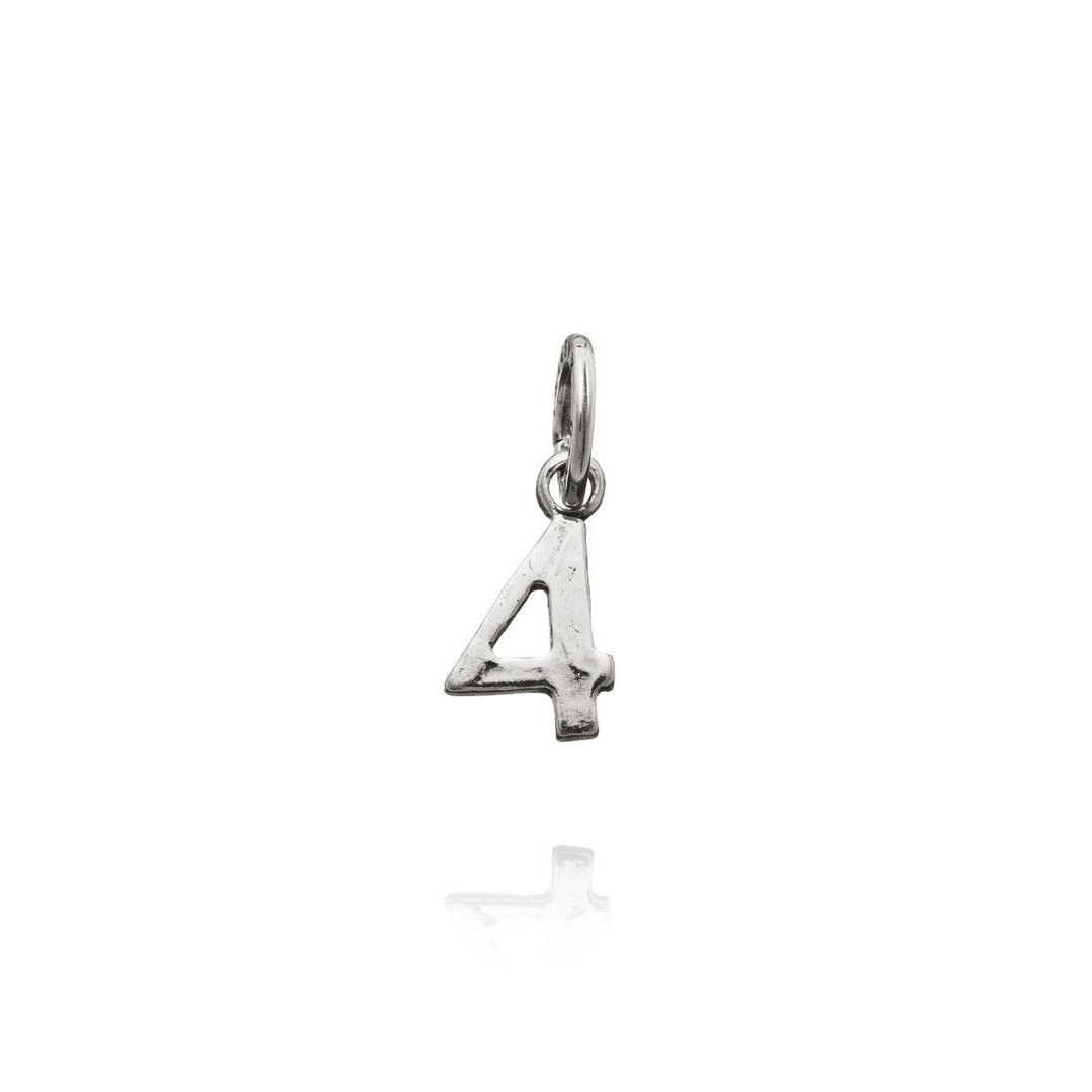 Giovanni Raspini charm Numero 4 argento 925 8033 - Gioielleria Capodagli