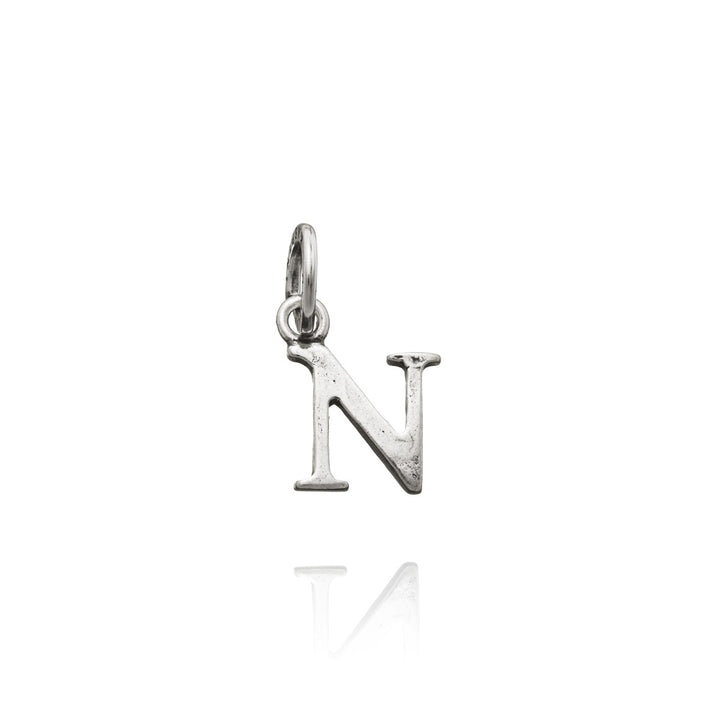 Giovanni Raspini ciondolo argento charm lettera logo N 7811 - Gioielleria Capodagli