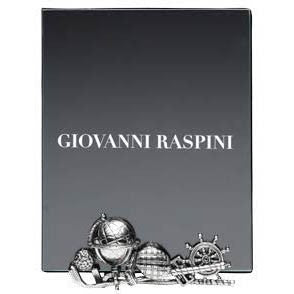 Giovanni Raspini cornice Gentleman piccola vetro 12x15 bronzo bianco B0629 - Gioielleria Capodagli