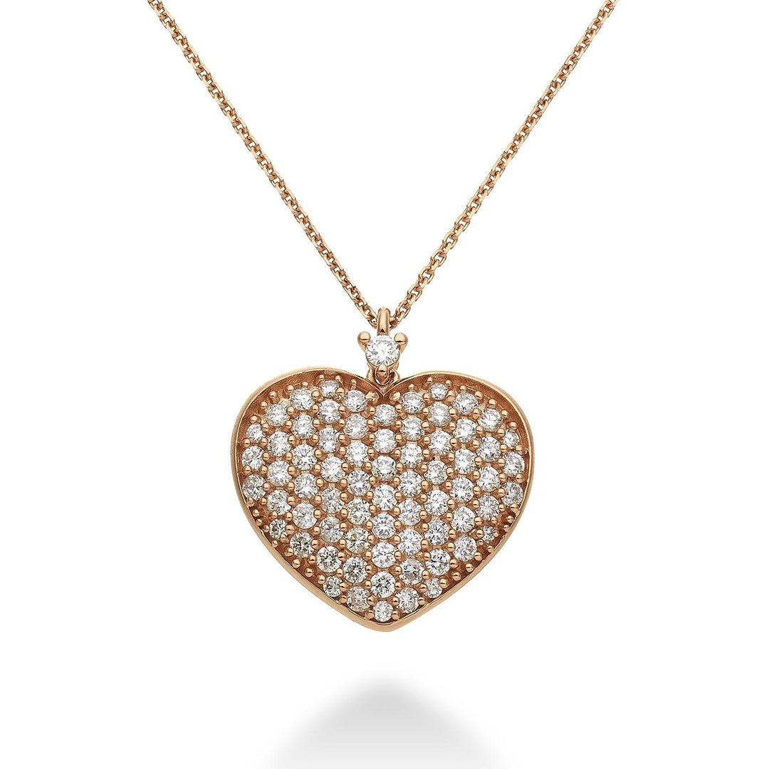 Golay Collana in Oro 18kt cuore bombato big - Capodagli 1937