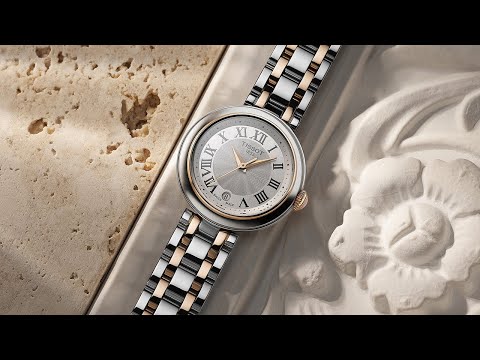 Tissot美しい時計小さな女性26mm白い石英鋼T126.010.16.013.01