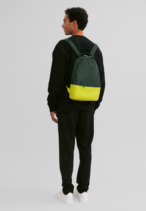 حقيبة ظهر رياضية للرجال من DUDU مصنوعة من الجلد متعدد الألوان، حقيبة ظهر نسائية بتصميم ناعم ملون مع جيب مضاد للسرقة