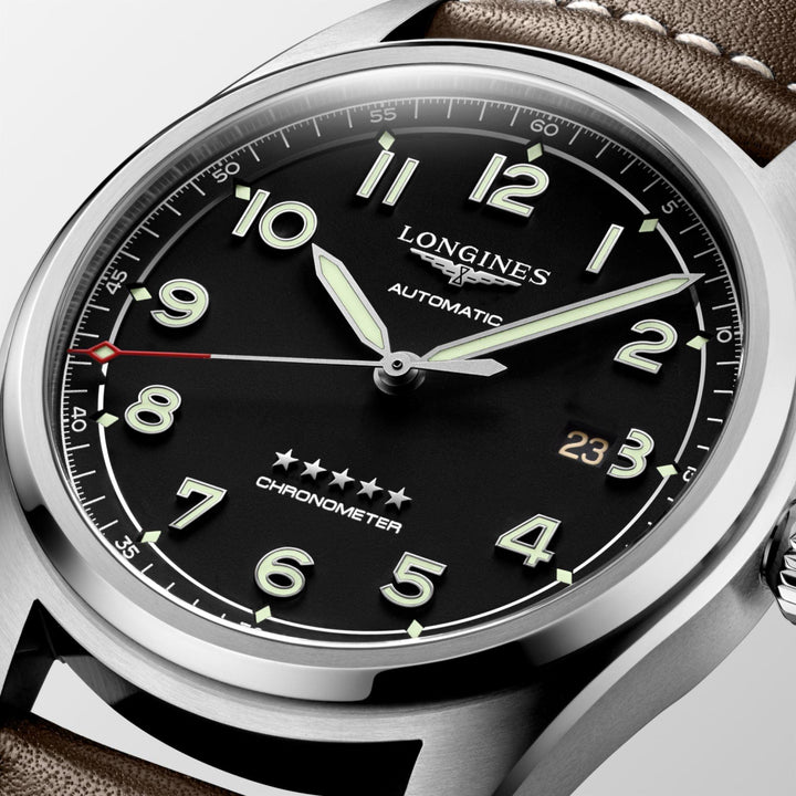 Longines orologio Longines Spirit 42mm nero automatico acciaio L3.811.4.53.0 - Gioielleria Capodagli