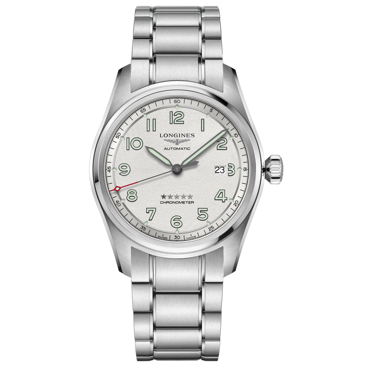 Longines relógio Spirit Prestige Edition 42 milímetros de prata automática de aço L3.811.4.73.9