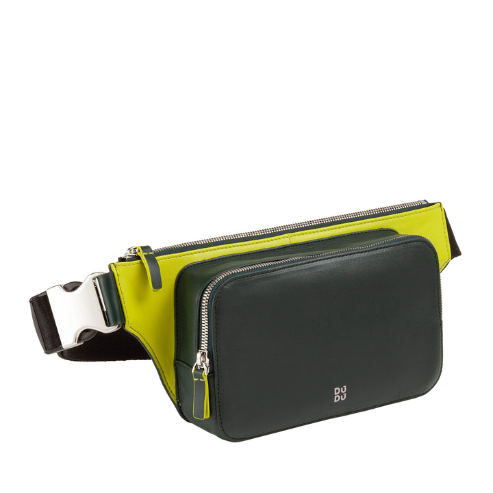 DuDu 남성용 컬러 가죽 가방, 스마트 폰 휴대 전화 휴대용 휴대용 가방을 가진 여행을위한 세련된 넓은 가방