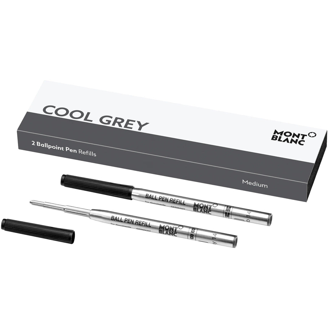 Montblanc 2 refill per penna a sfera (M) Cool Grey grigio 124519 - Capodagli 1937