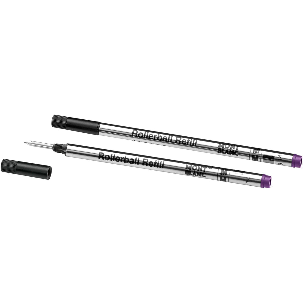 Montblanc 2 refill per roller punta M Amethyst Purple viola ametista 128236 - Capodagli 1937