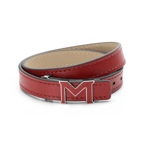 Montblanc bracciale logo Montblanc M rosso 129501 - Capodagli 1937