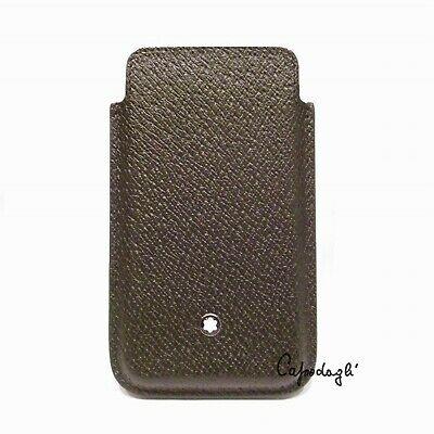 Montblanc custodia cover smartphone pelle Sartorial verde muschio 109188 - Gioielleria Capodagli