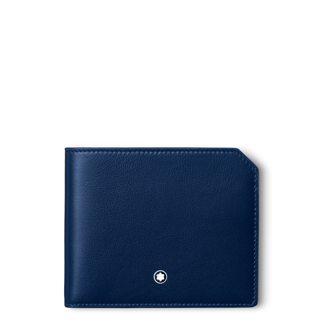Montblanc portafoglio 6 scomparti Meisterstück Selection Soft blu 130059 - Capodagli 1937