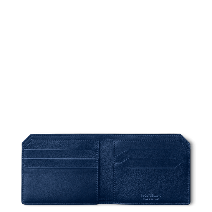 Montblanc portafoglio 6 scomparti Meisterstück Selection Soft blu 130059 - Capodagli 1937