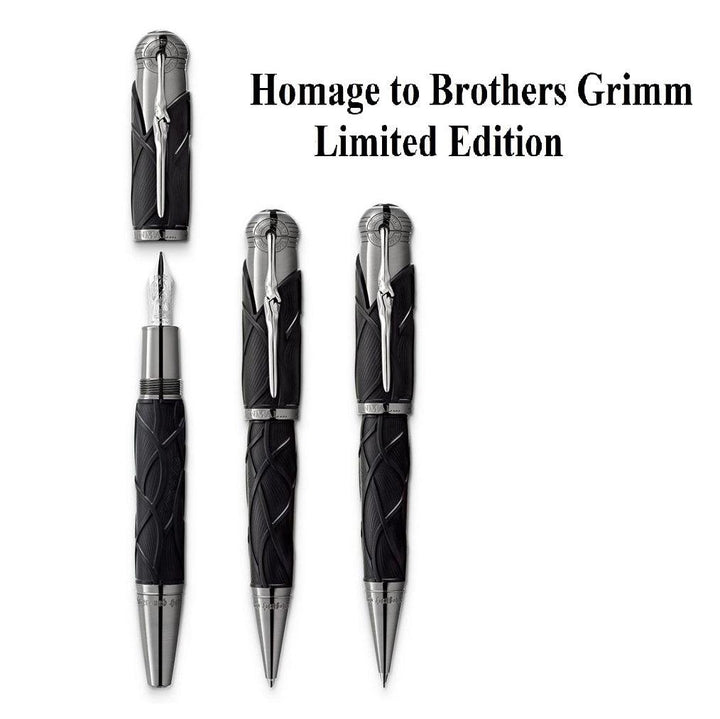 Montblanc set 3 penne Writers Edition2022 Fratelli Grimm ( Stilografica + Roller + Sfera ) Limited Edition 128367 - Capodagli 1937