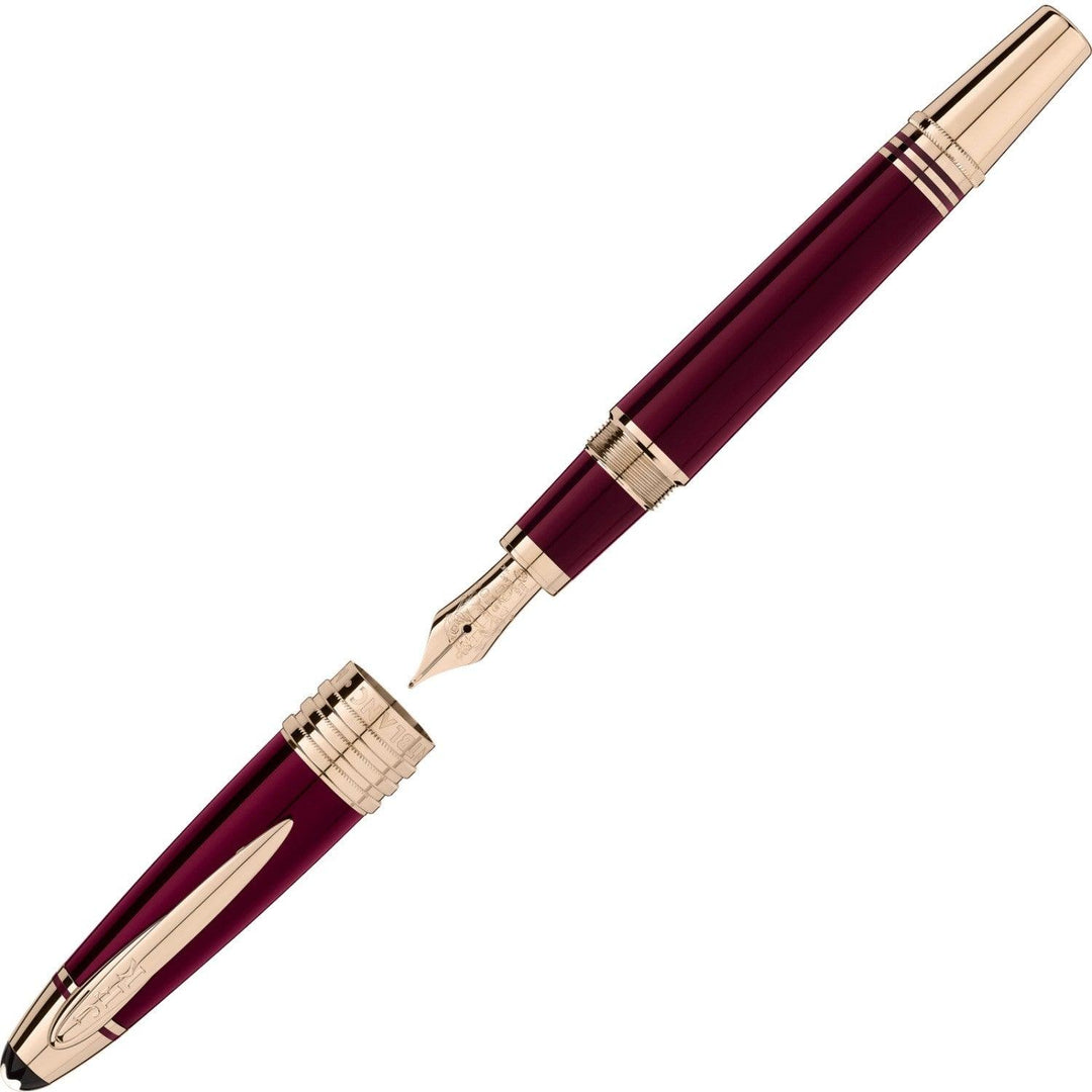 Montblanc stilografica John F. Kennedy edizione speciale bordeaux punta M 118051 - Gioielleria Capodagli