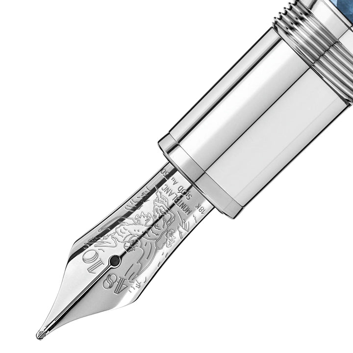 Montblanc stilografica Meisterstück Glacier Solitaire punta F 129406 - Capodagli 1937