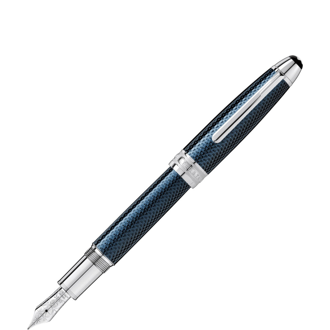 Montblanc stilografica Meisterstuck Solitaire Blue Hour LeGrand 112889 - Gioielleria Capodagli