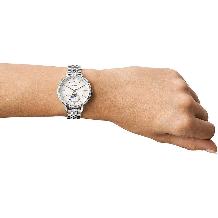 Fosssil relógio das mulheres 36 milímetros Jacqueline Quartz Aço ES5164