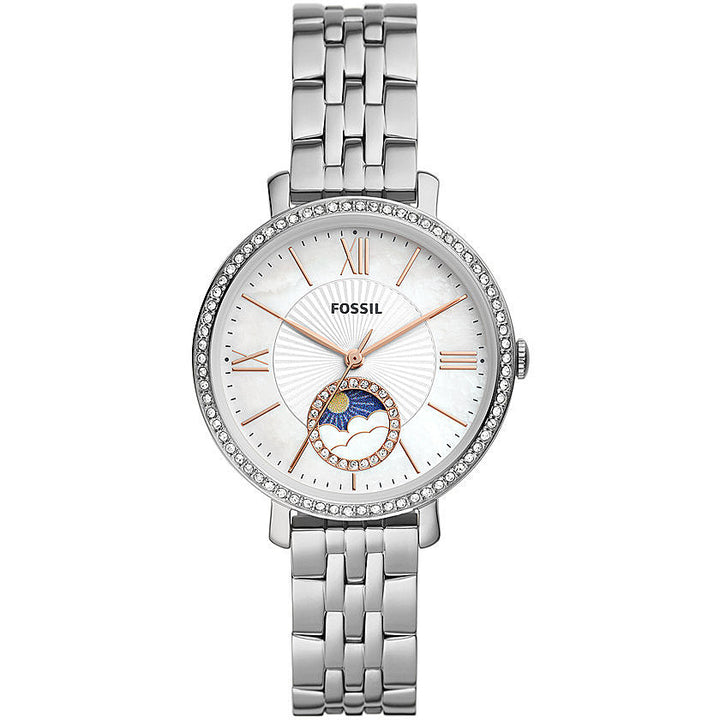 Fosssil relógio das mulheres 36 milímetros Jacqueline Quartz Aço ES5164