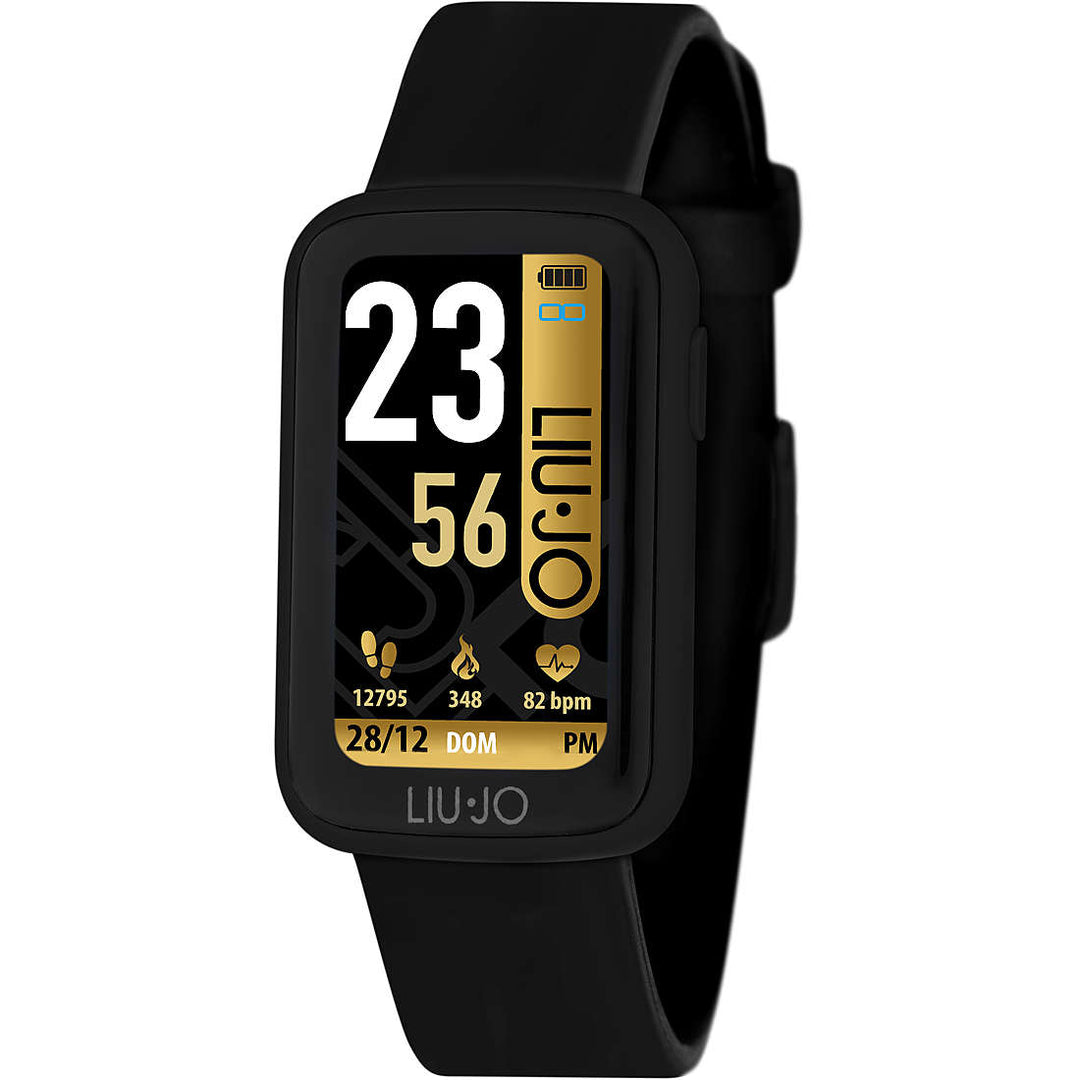 Liu Jo relógio smartwatch Fit 23x43mm preto SWLJ036