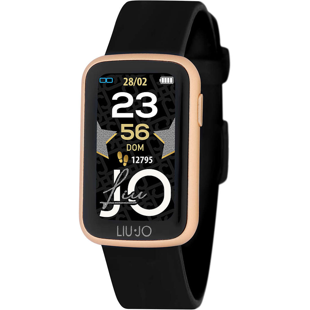 Liu Jo relógio smartwatch Fit 23x43mm preto SWLJ041