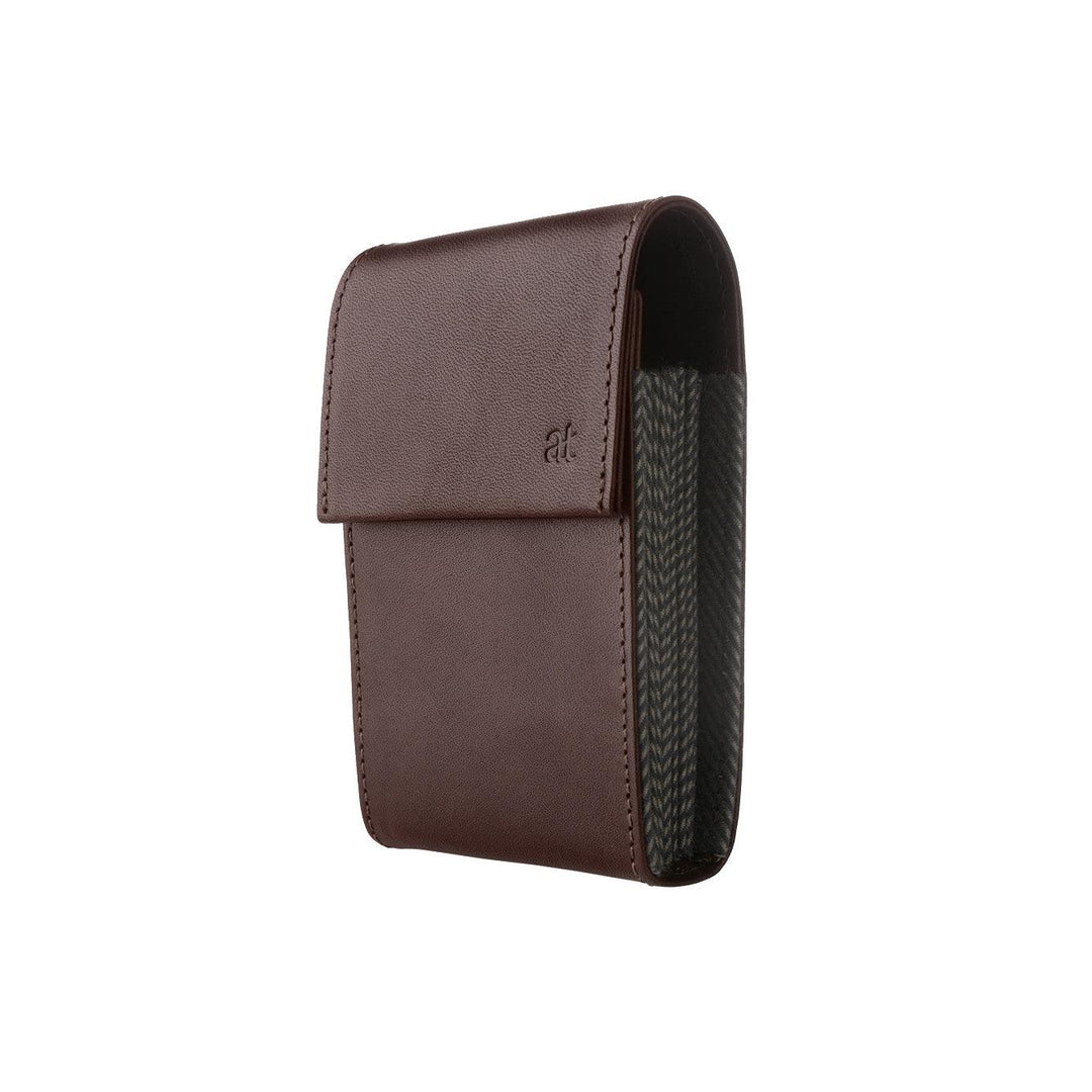 Antica Toscana Credit Card holder in Vera Polar Holl Leather with 11 compartments and button closure