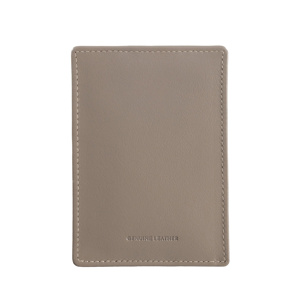 Nuvola Leather Holding Cards Men's Men's Nappa Leather Slim med knaplukning