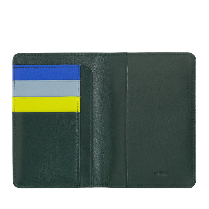 حامل جواز السفر وبطاقة الائتمان من الجلد RFID متعدد الألوان من DUDU