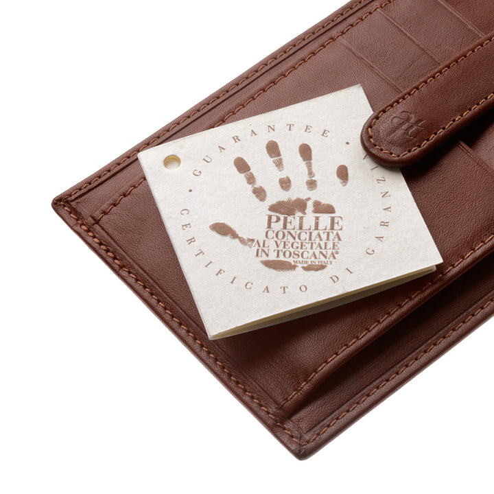 古董托斯卡纳 男士正品意大利皮革信用卡卡夹 超薄卡夹扣