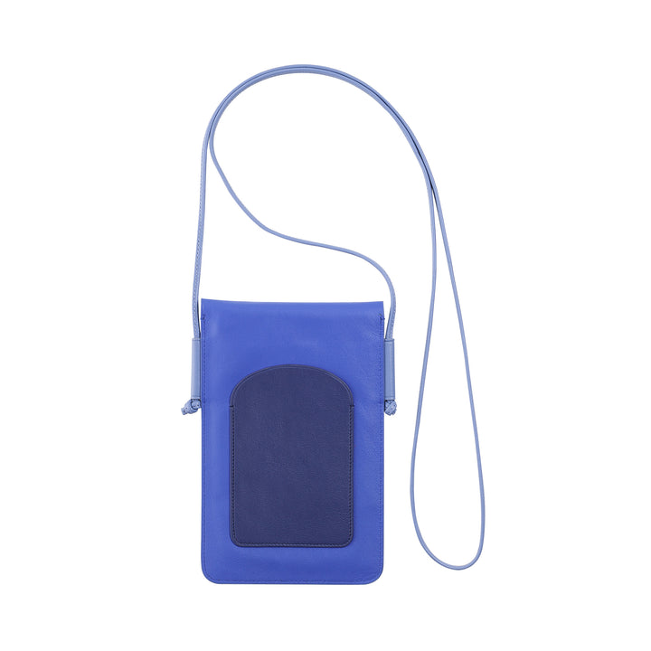 DuDu Mobiltelefonholder fra læderhals, smartphone Holder -sag op til 6,7 tommer med knap, justerbar skulderrem, tyndt design
