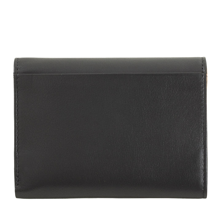 DuDu World World True RFID Leather med Portamonete, fargerik lommebok med dobbel klaffinnehaver kredittkredittskjær