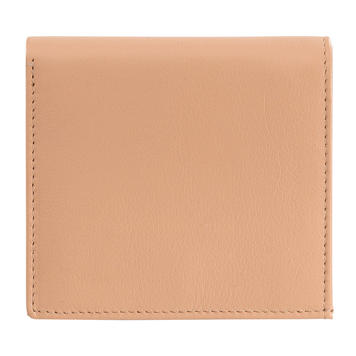DuDu Liten kvinners lommebok i metallisk skinn RFID holder holder holder og sedelsholderinnehaver