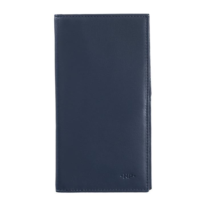Nuvola Leather Wallet Women's Big RFID 14個のマルチカードカードホルダーポケット付きのエレガントなトラベルレザー