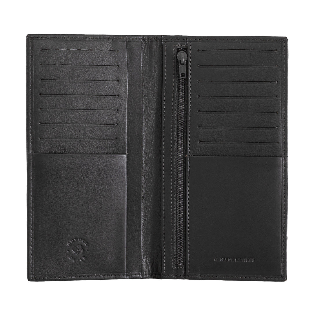 Nuvola Leder Brieftasche Frauen große RFID in elegantem Reiseleder mit 14 Multi -Karten -Kartenhaltertaschen