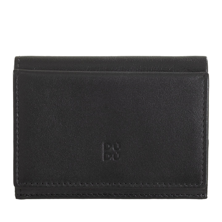 Kožená peněženka Dámská peněženka Dudu, peněženka žen, kompaktní design s bankovkami a dveřmi karet
