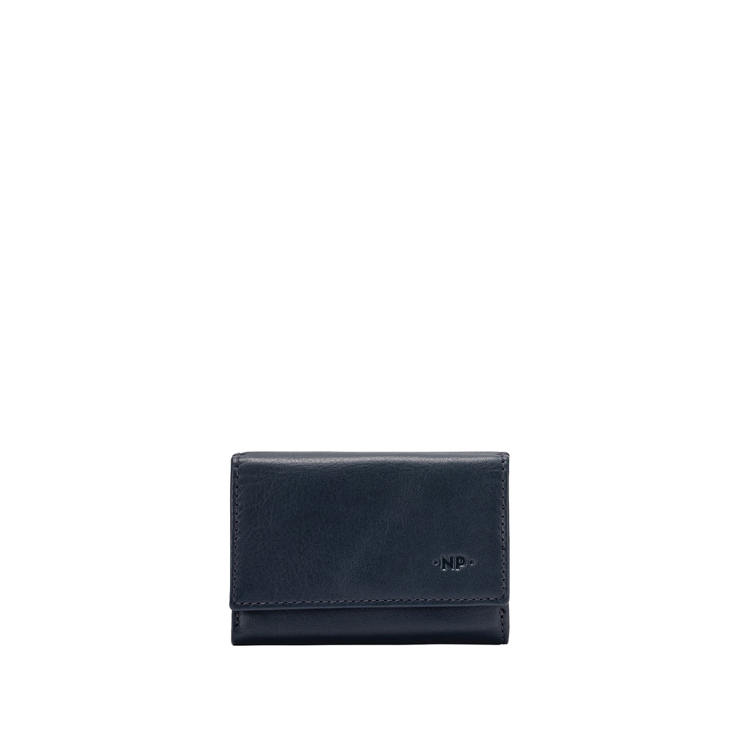 محفظة رجالية صغيرة من جلد ناعم مع محفظة عملة معدنية