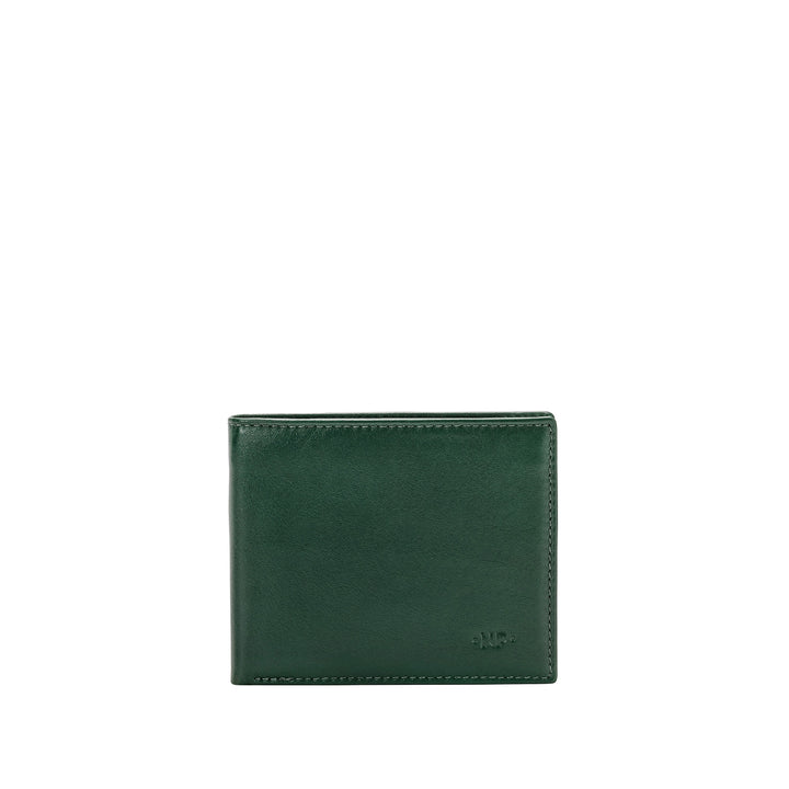 Nuvola Leather Portfolio Small Man，真正的薄緊湊型皮革Slim Cards and Banknotes
