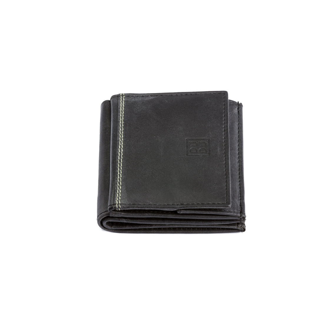 محفظة جلدية خمر صغيرة للرجال مع محفظة عملة DuDu
