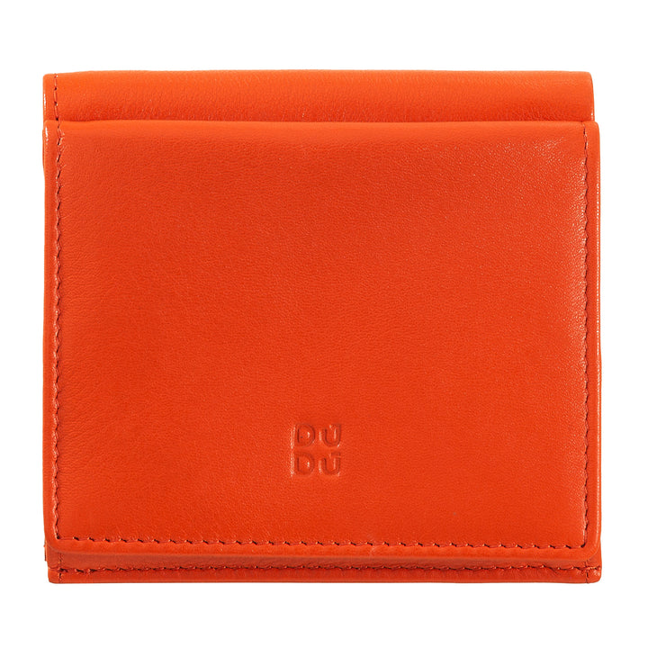 DuDu RFID flerfarvet læder tegnebogskort og mønter