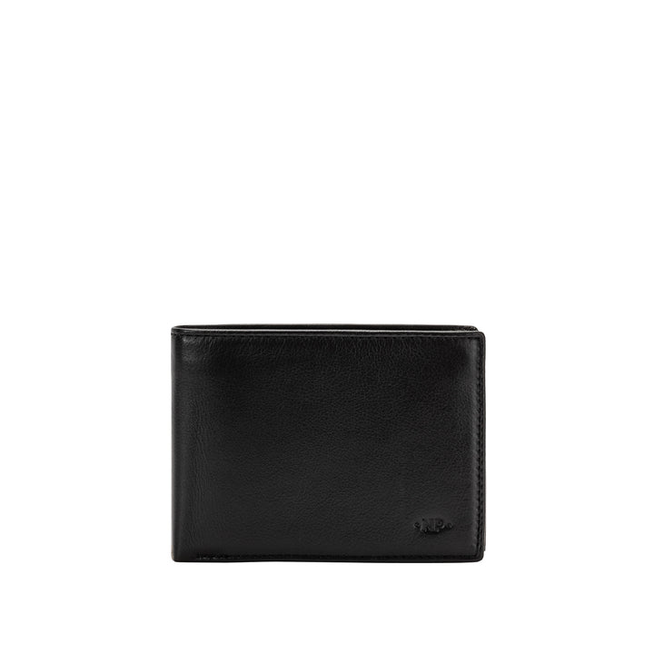 Cloud Leather Мягкий кожаный кошелек для мужчин с монетным кошельком Внутренняя молния Карманы для кредитных карт