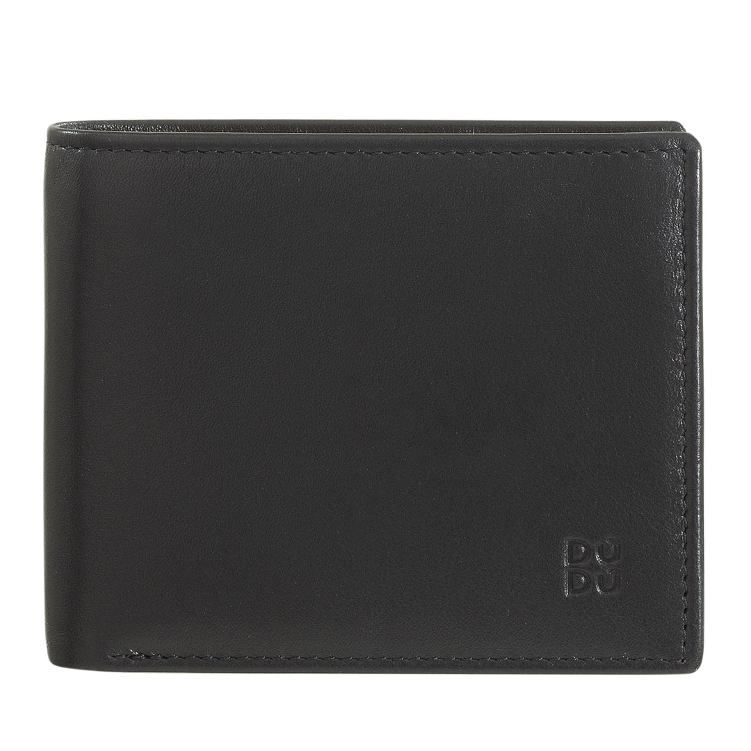 DuDu محفظة صغيرة للرجال RFID جلدية مع محفظة عملة