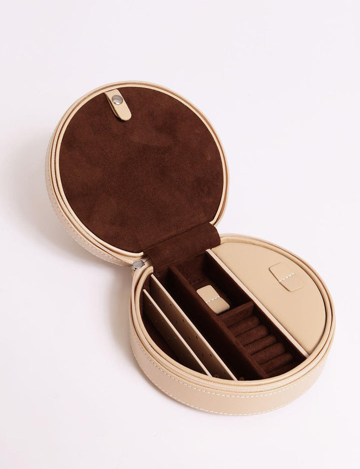 Rond sieradendoosje Friedrich23 Cordoba Beige 26216-8 - Capodagli 1937