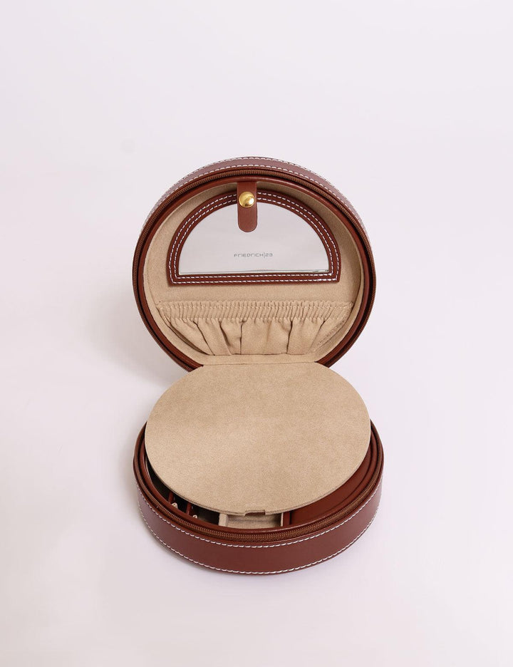 Rond sieradendoosje Friedrich23 Cordoba Bruin 26216-3 - Capodagli 1937