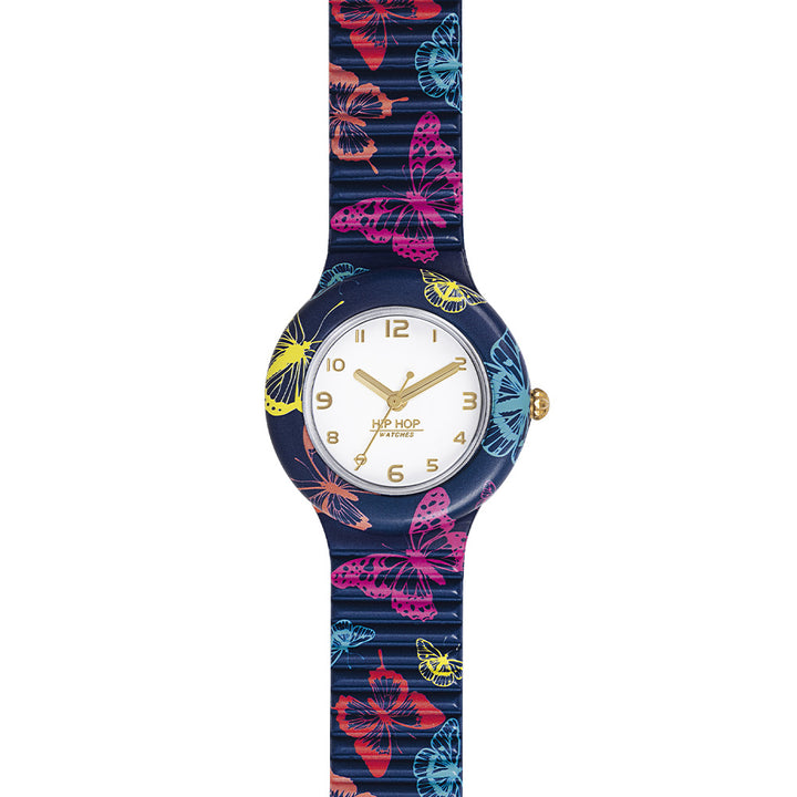 Hip Hop 手表 Blue Butterfly Animals Addicted Collection 32mm HWU1059