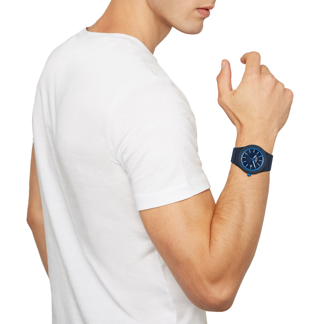 היפ הופ ג'ינס כחול אוסף MAN אוסף 42 מ"מ שעון הופ HWU1076