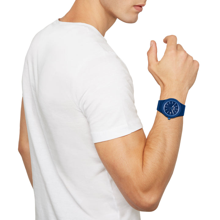 嘻哈手錶藍色代爾夫特X男子收藏42mm HWU1077