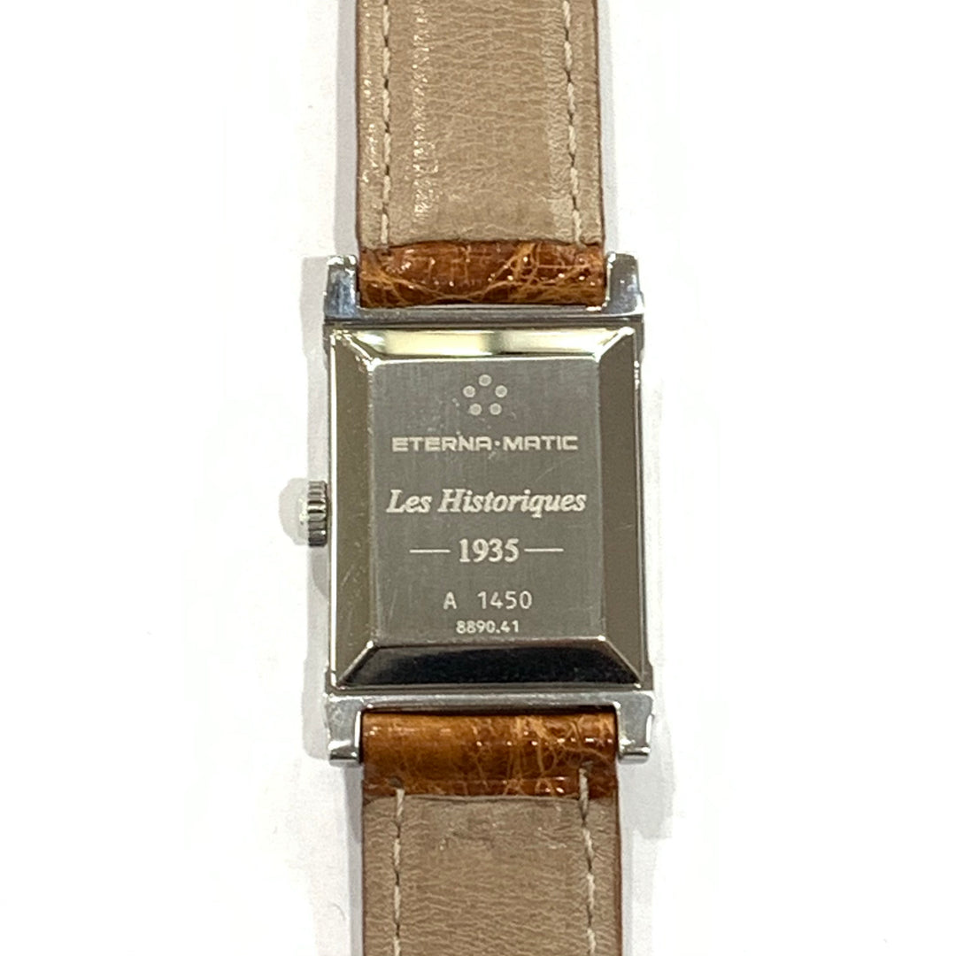 Eterna Matic orologio Les Historiques 1935 32x23mm silver automatico acciaio 889041.14 - Gioielleria Capodagli