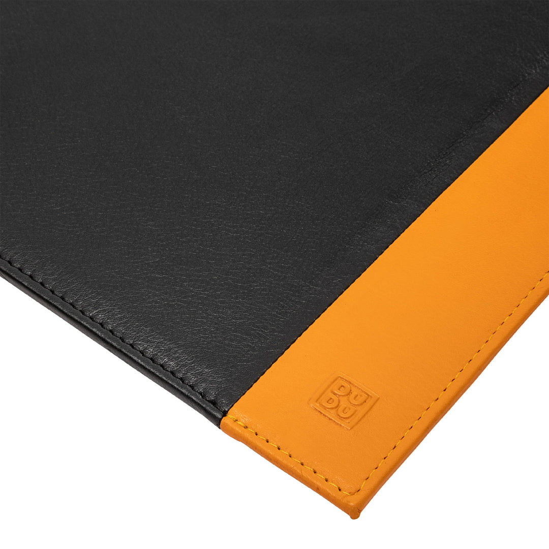 DuDu 办公室双色皮革桌面罩 650x440 mm 防滑与缝边