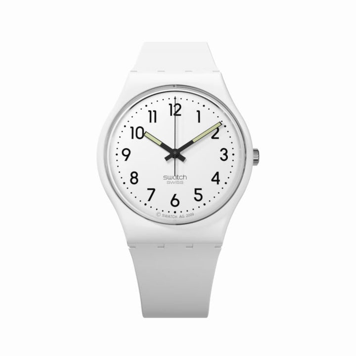 Swatch orologio JUST WHITE SOFT Originals Gent 34mm New Core GW151O - Gioielleria Capodagli