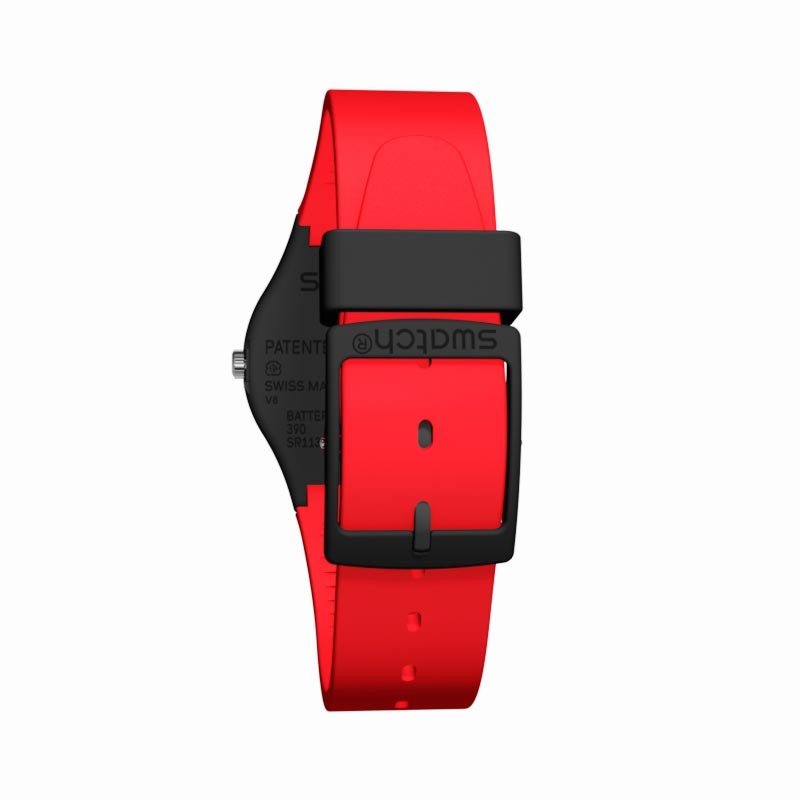 Swatch orologio RED GRIN Originals Gent 34mm GB754 - Gioielleria Capodagli
