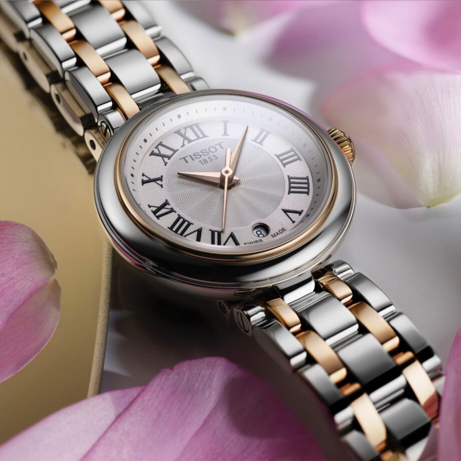 Tissot orologio donna Bellissima Small Lady bianco 26mm quarzo bicolore oro rosa T126.010.22.013.01 - Capodagli 1937