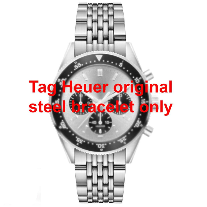 TAG Heuer cinturino orologio Autavia CBE2111 CBE2110 21mm acciaio BA0687 - Capodagli 1937